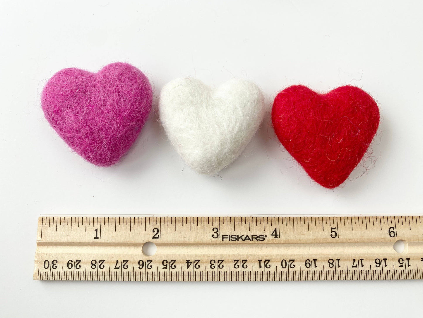 Felted Hearts