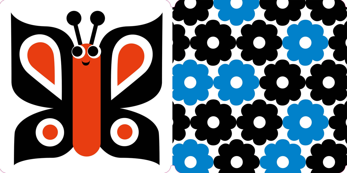 Butterfly and flower pattern design