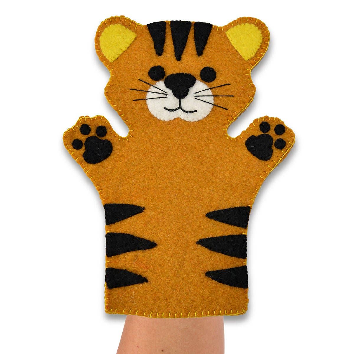 Tiger Felt Hand Puppet