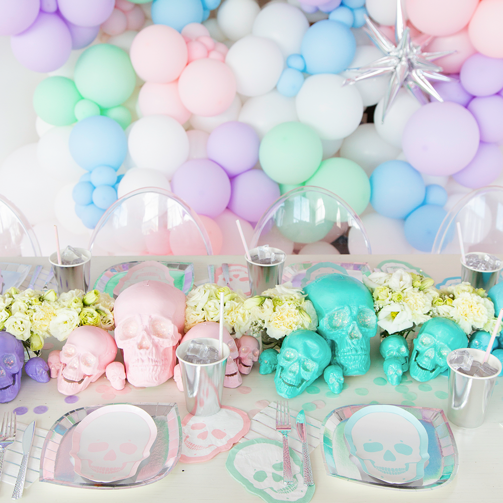 Pastel Skull Large Napkins - 20 Pk.