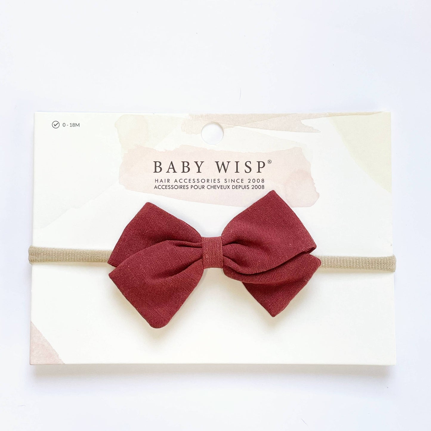 Emma Linen Fabric Bow Soft Headband