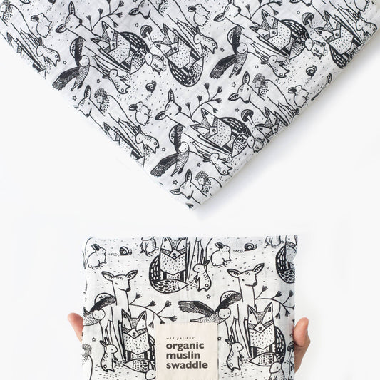 Muslin Swaddle - Forest