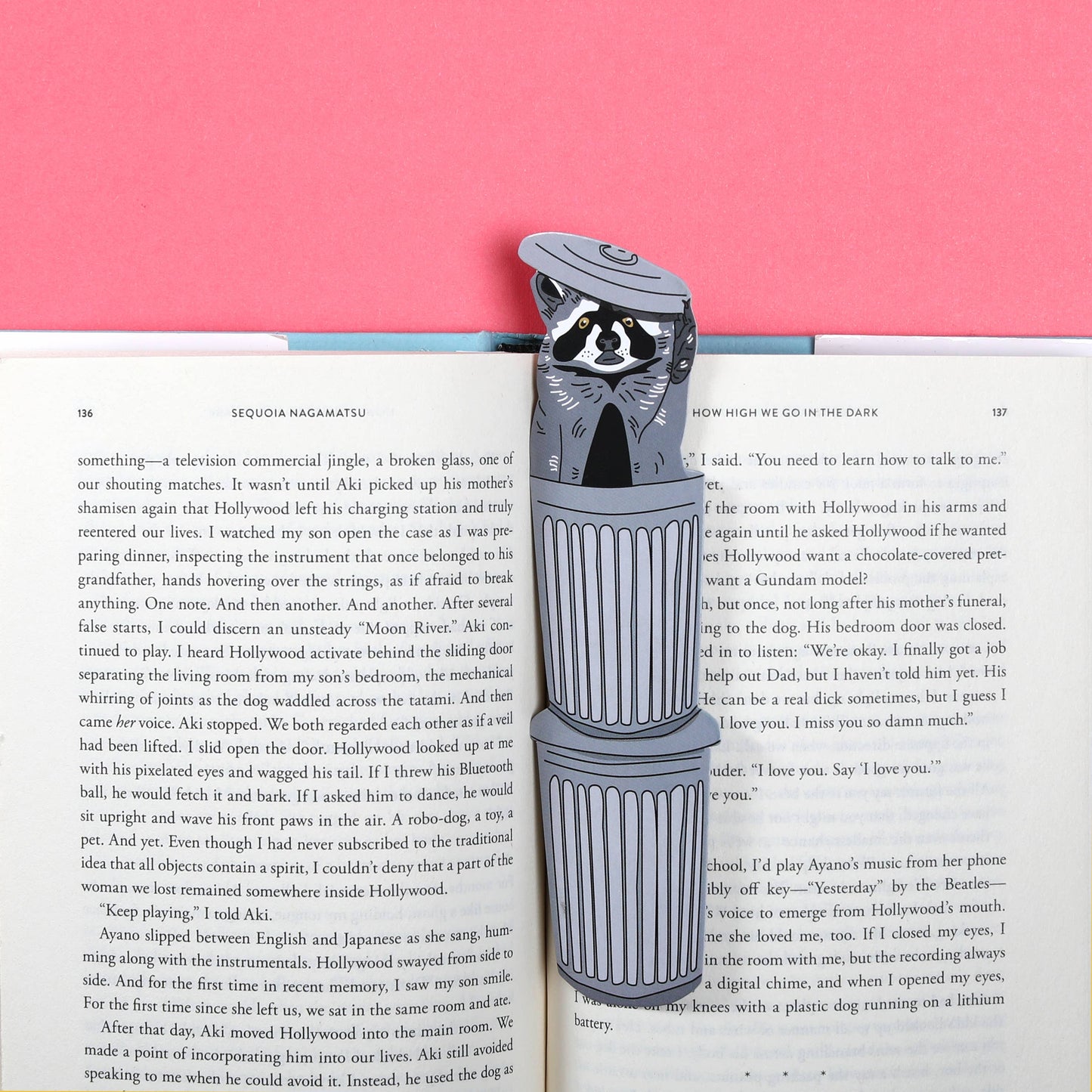 Raccoon Bookmark