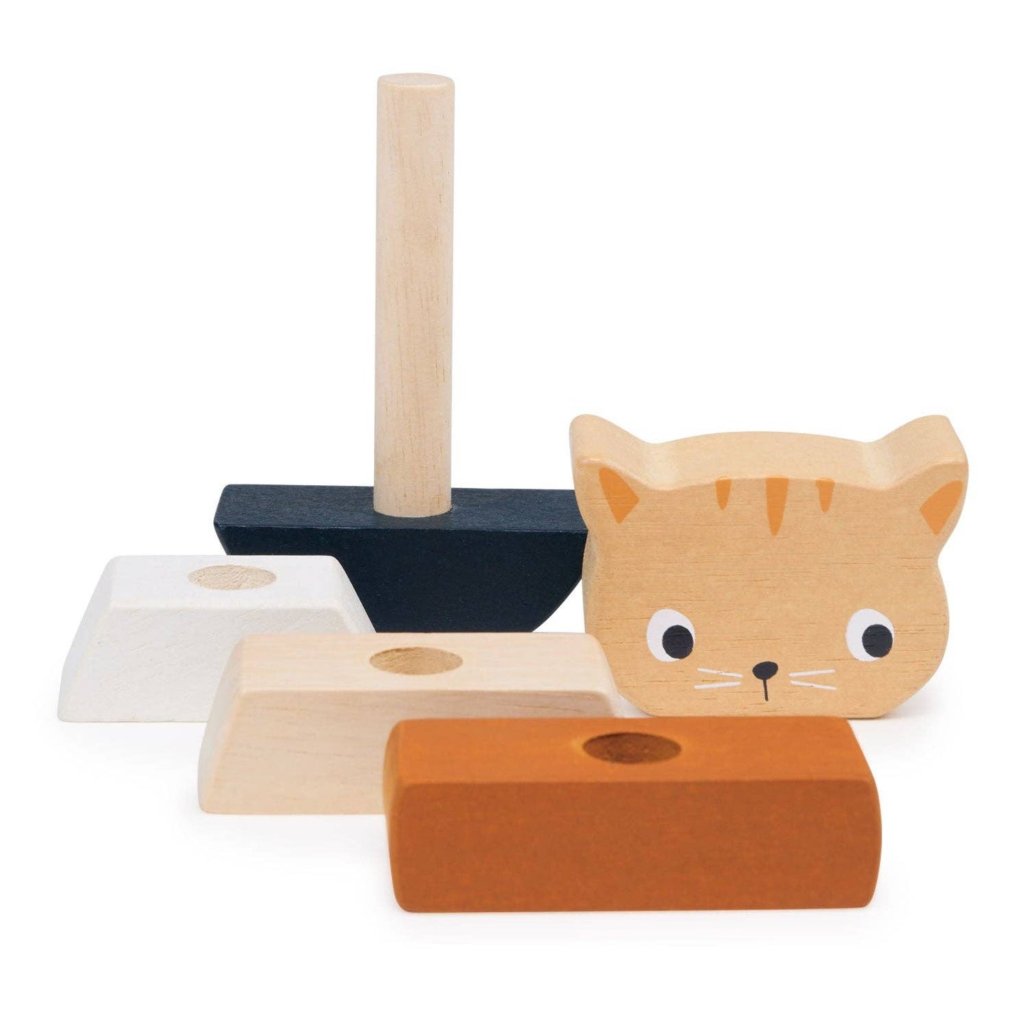 Stacking Kitten Wooden Toy