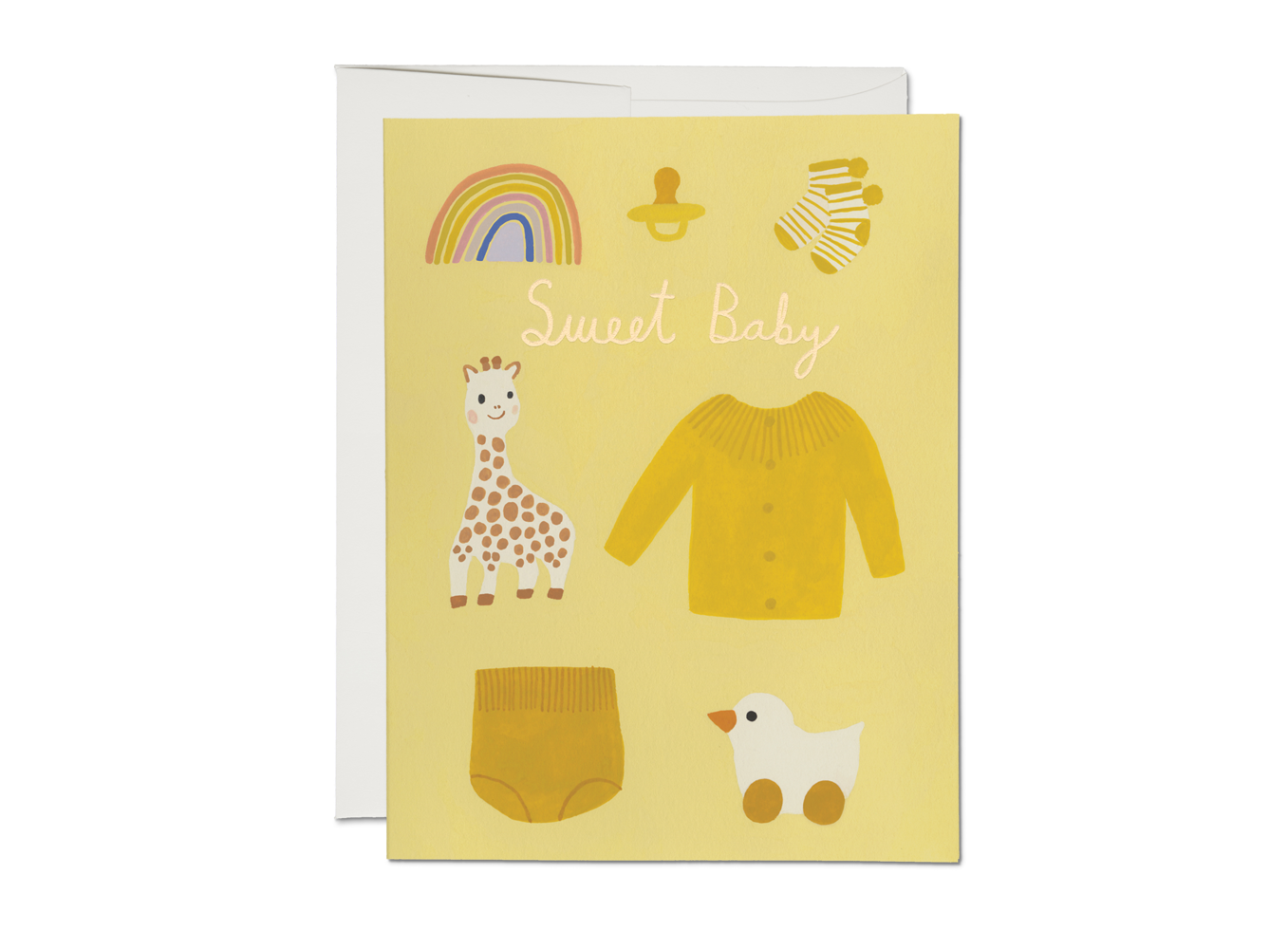 Yellow Baby Card