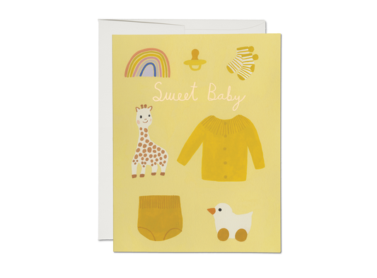 Yellow Baby Card