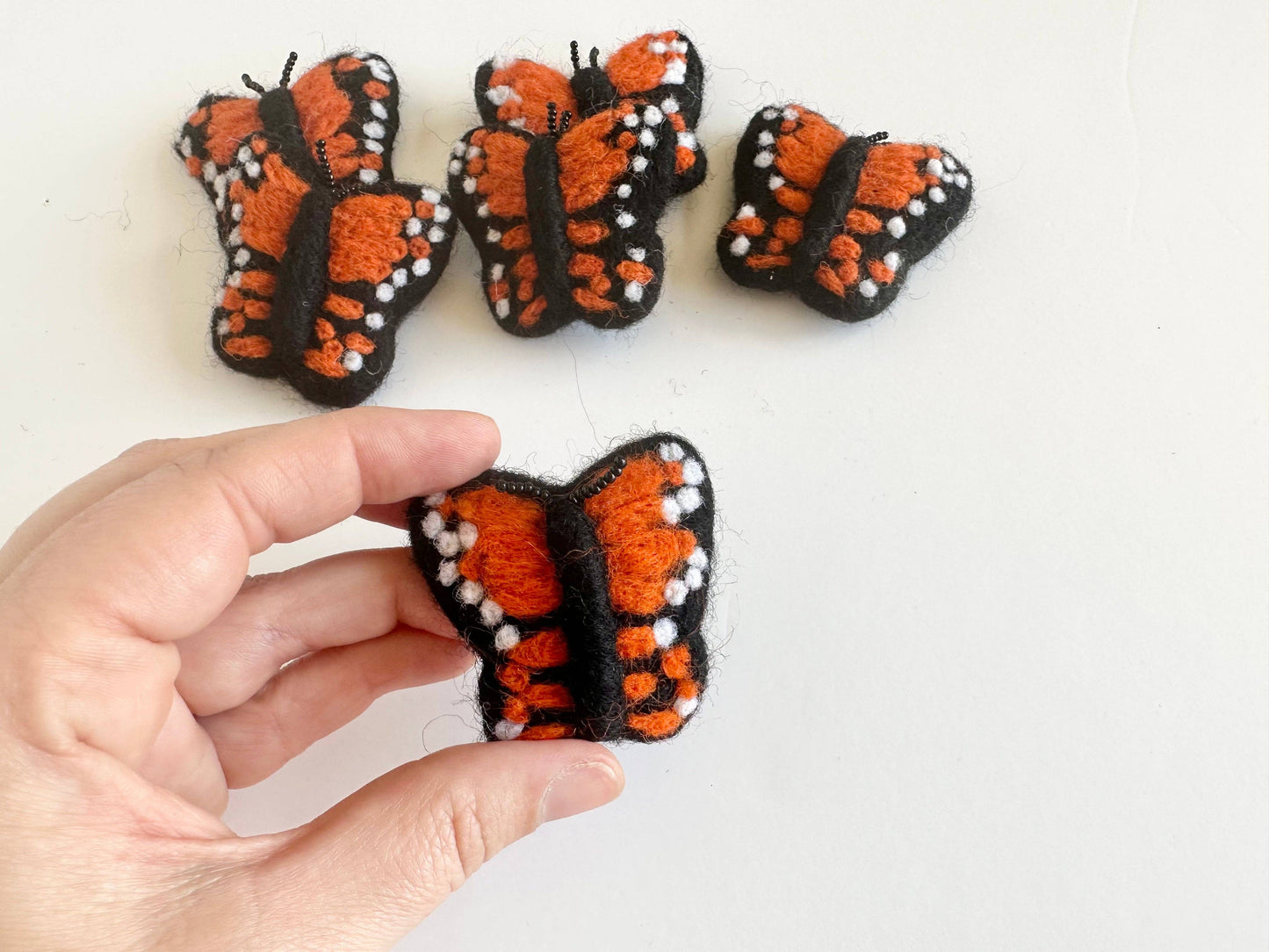 Monarch Butterfly-Wool Felted