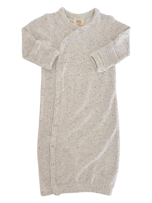 Dove Speckle Newborn Gown