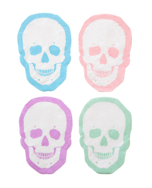 Pastel Skull Large Napkins - 20 Pk.