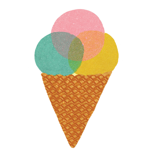 Ice Cream Cone Sticker