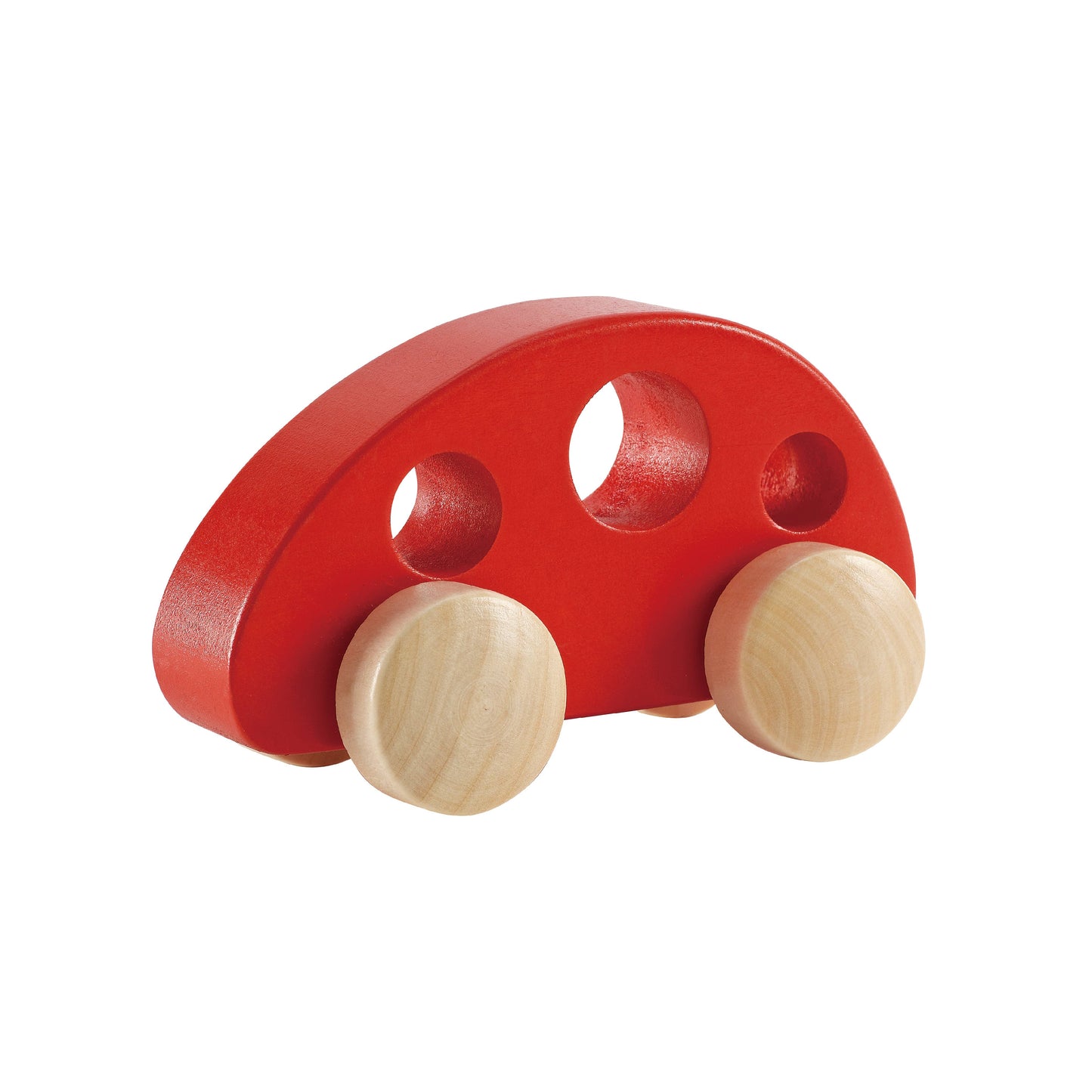 Red Wooden Mini Van