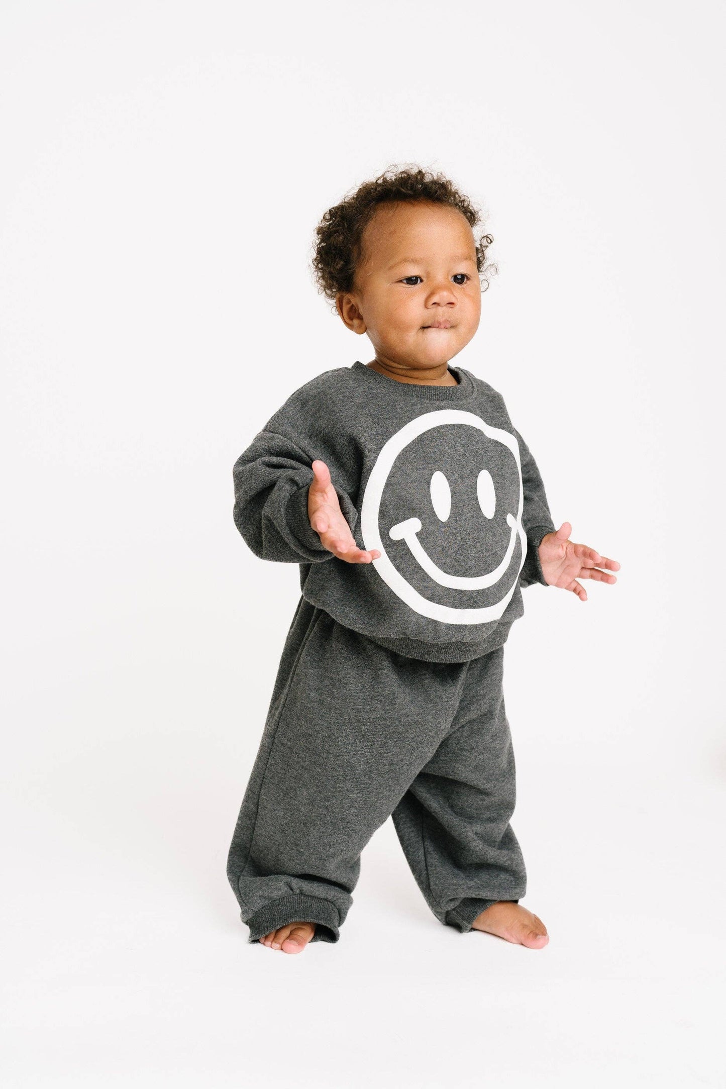 Charcoal Happy Sweatsuit