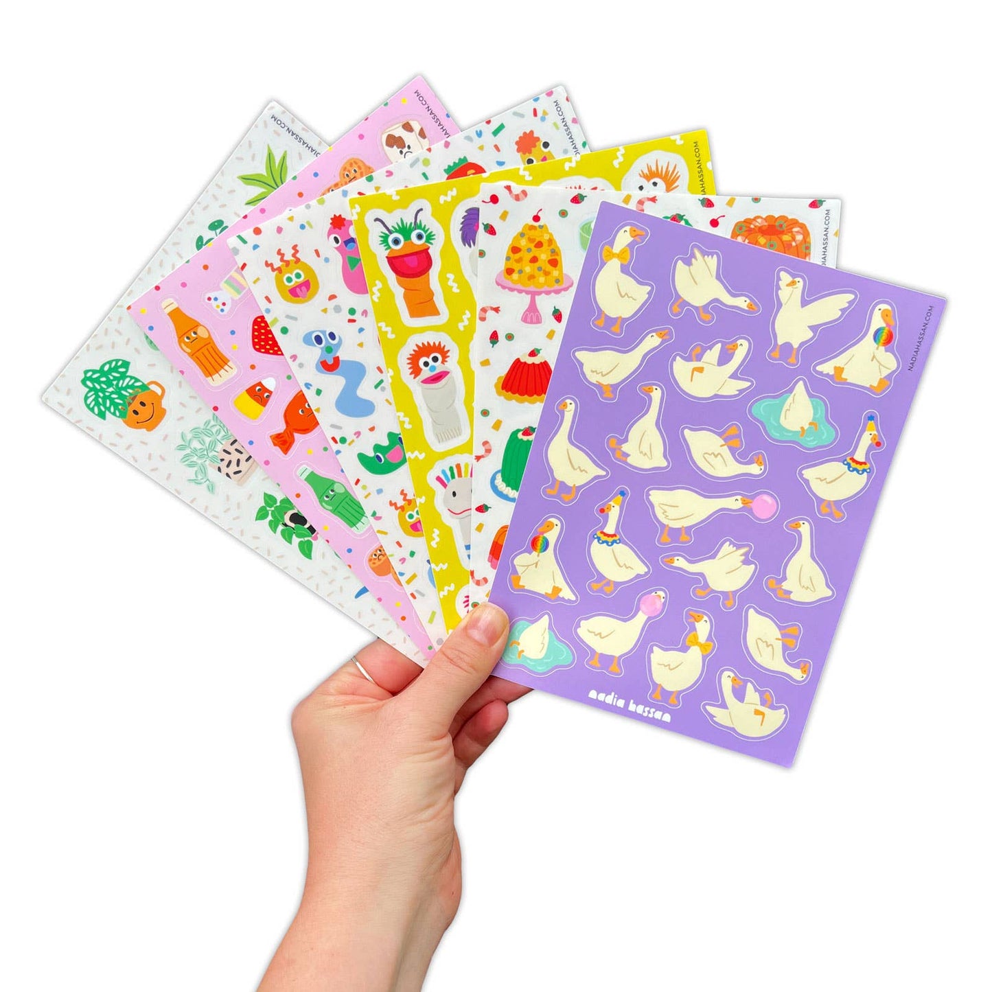 Sock Puppets 5x7 Sticker Sheet