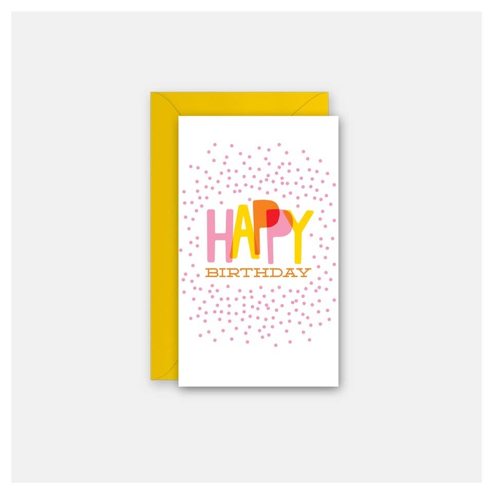 Confetti Enclosure Card