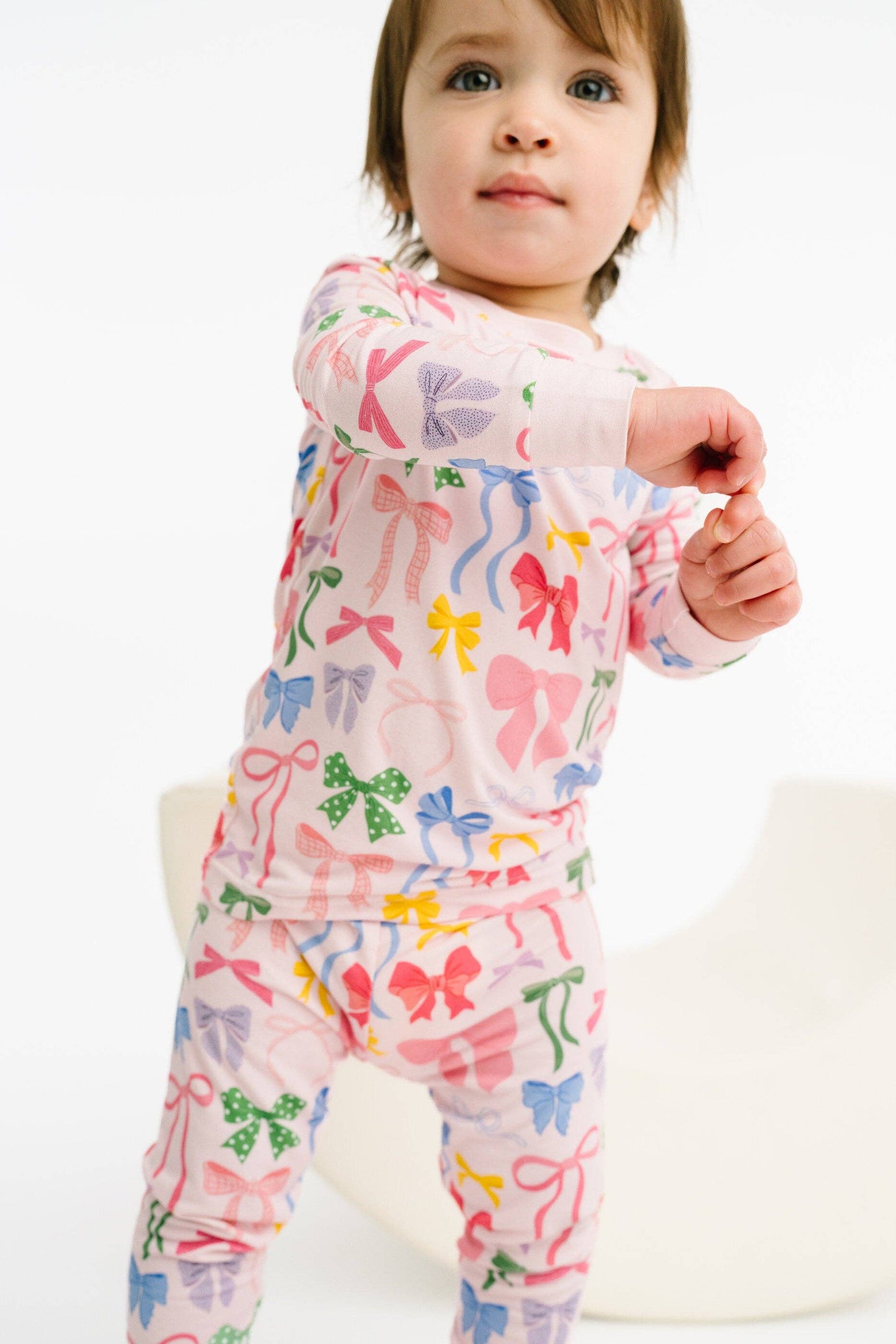 Bow Collection Bamboo Pajama Set
