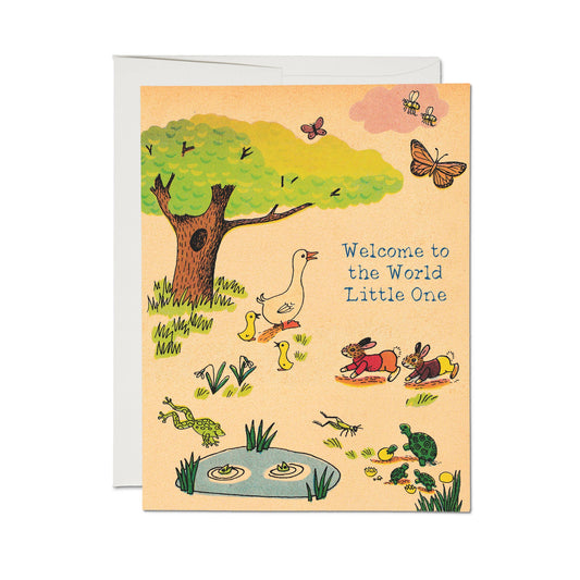 Richard Scarry Whimsy Hollow Baby Greeting Card