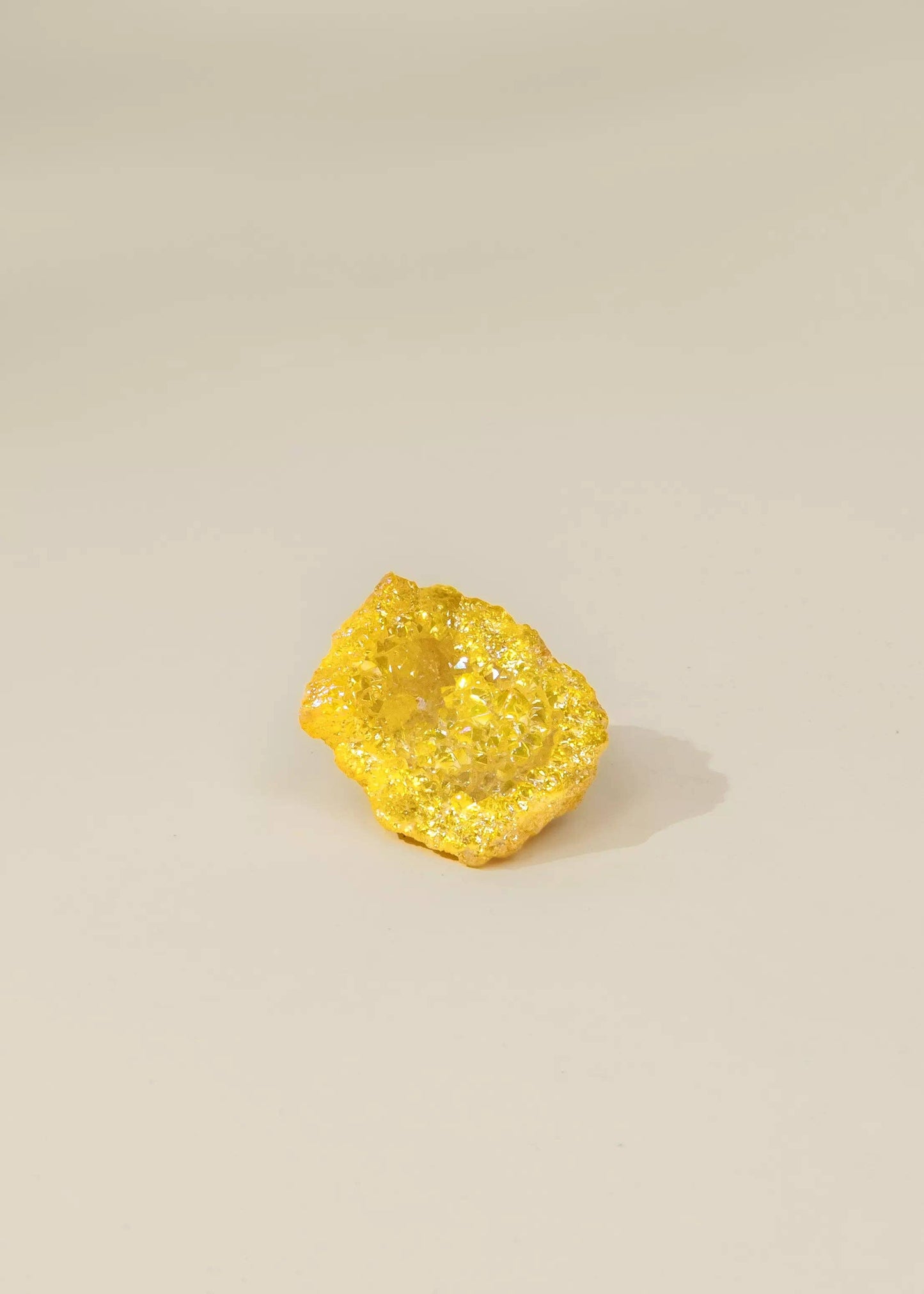 Yellow Geode- Collectible Mineral
