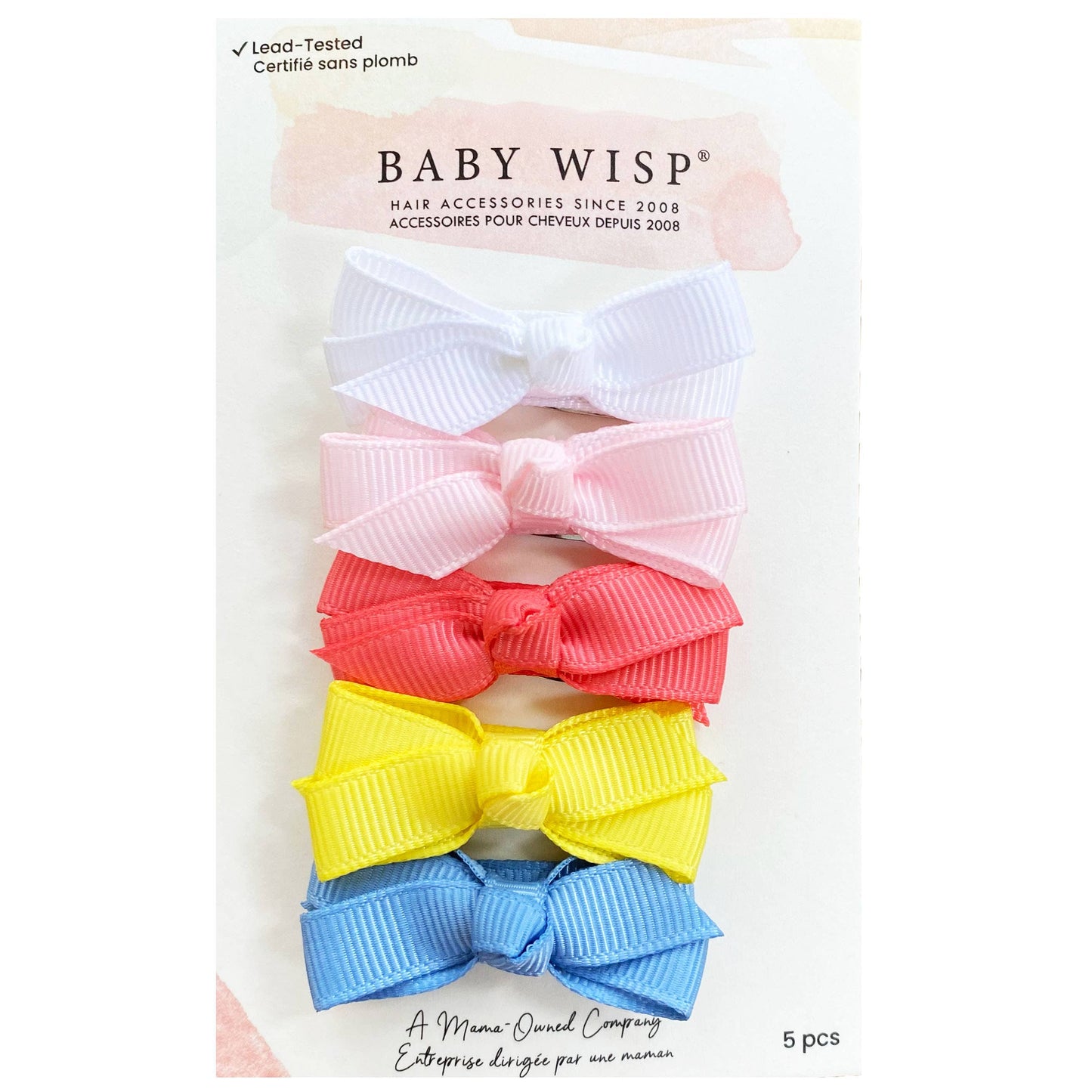 Sea La Vie- 5 Chelsea Boutique Bows on Snap Clips-