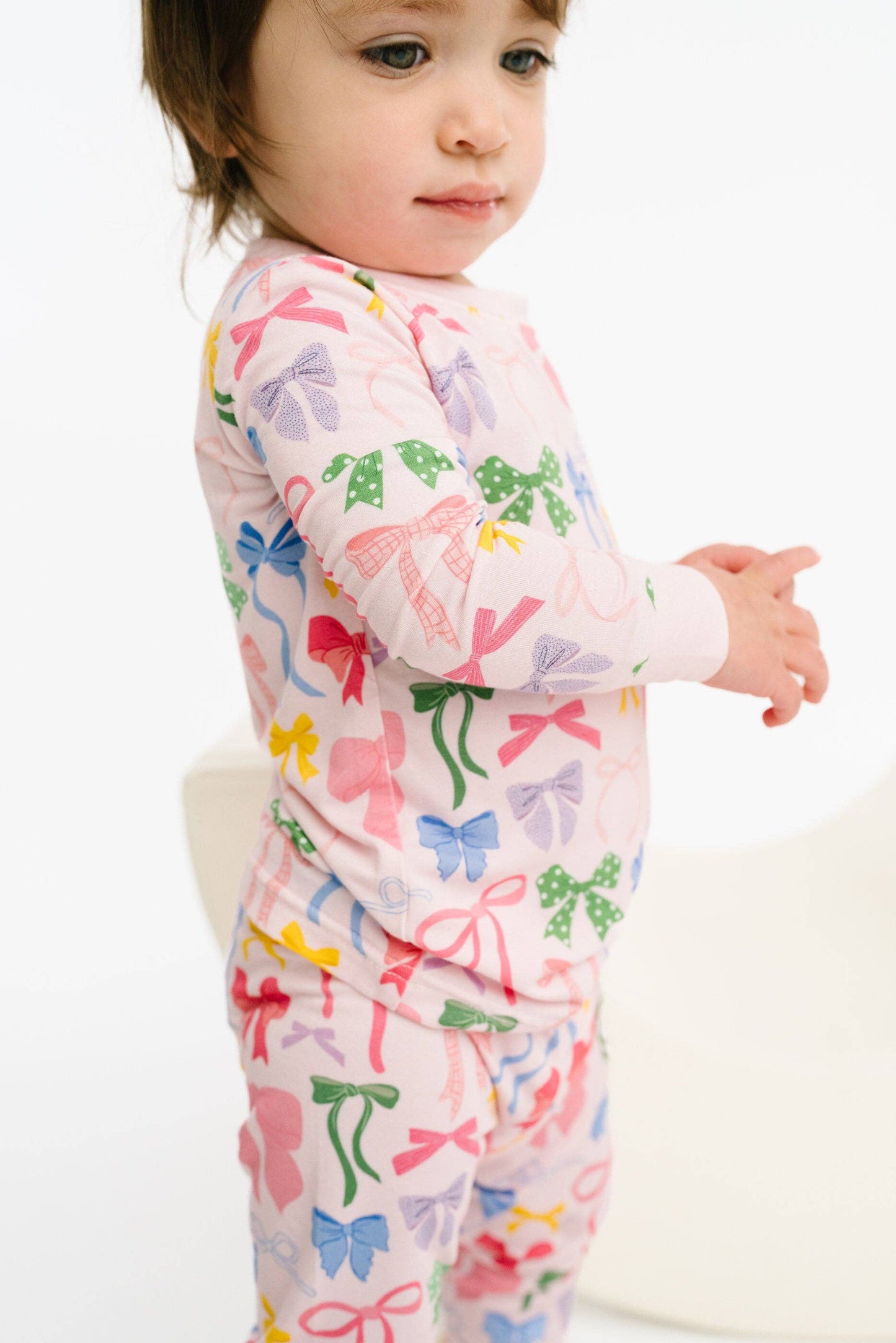 Bow Collection Bamboo Pajama Set