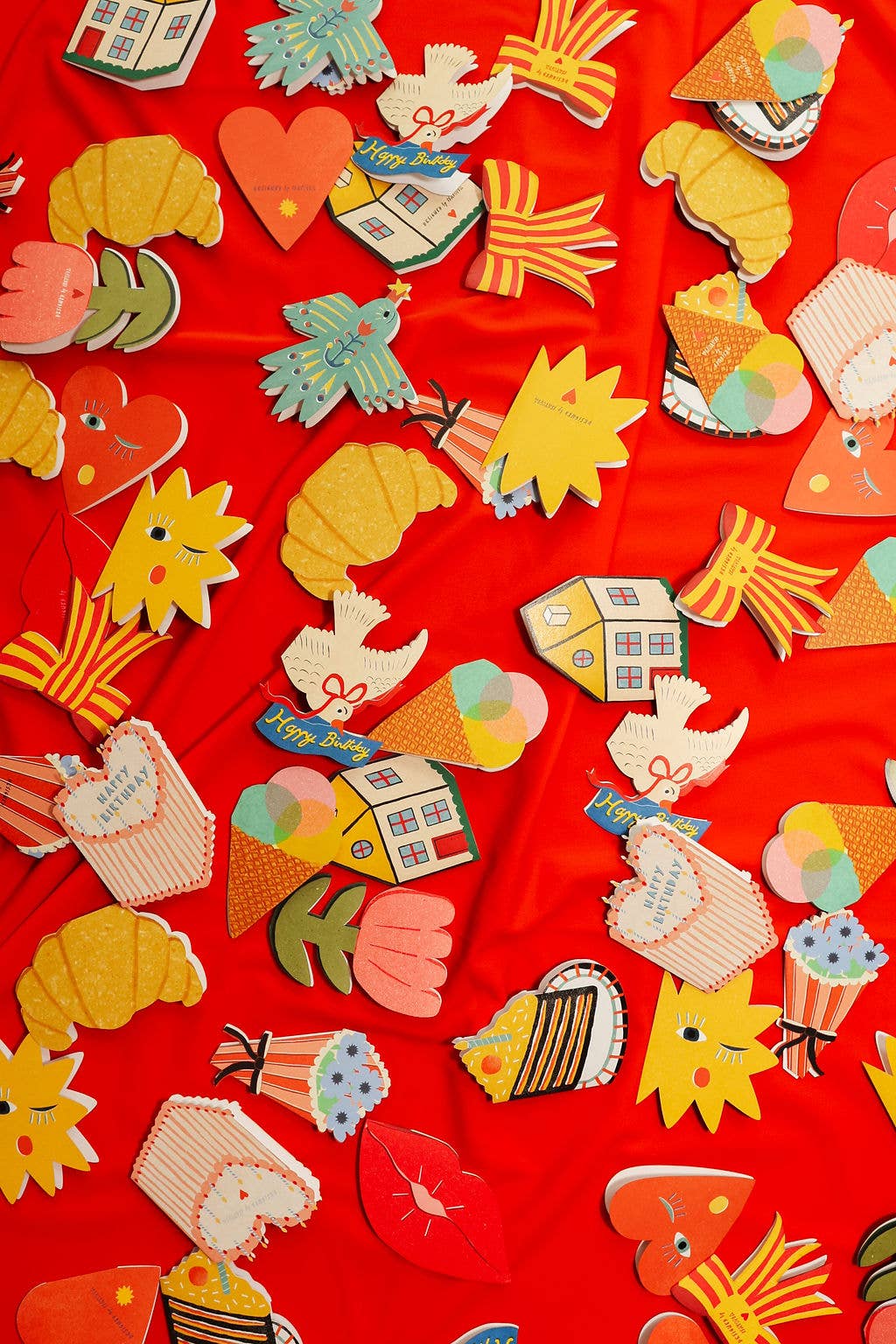 Birthday Cake Mini Cards - Box of 6