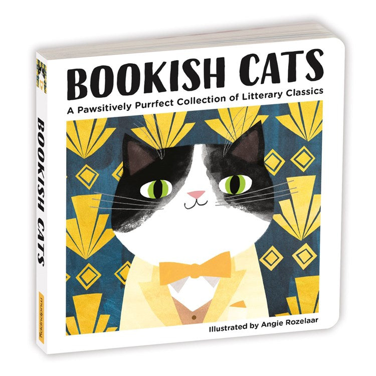 Bookish Cats Board Book (Mudpuppy)