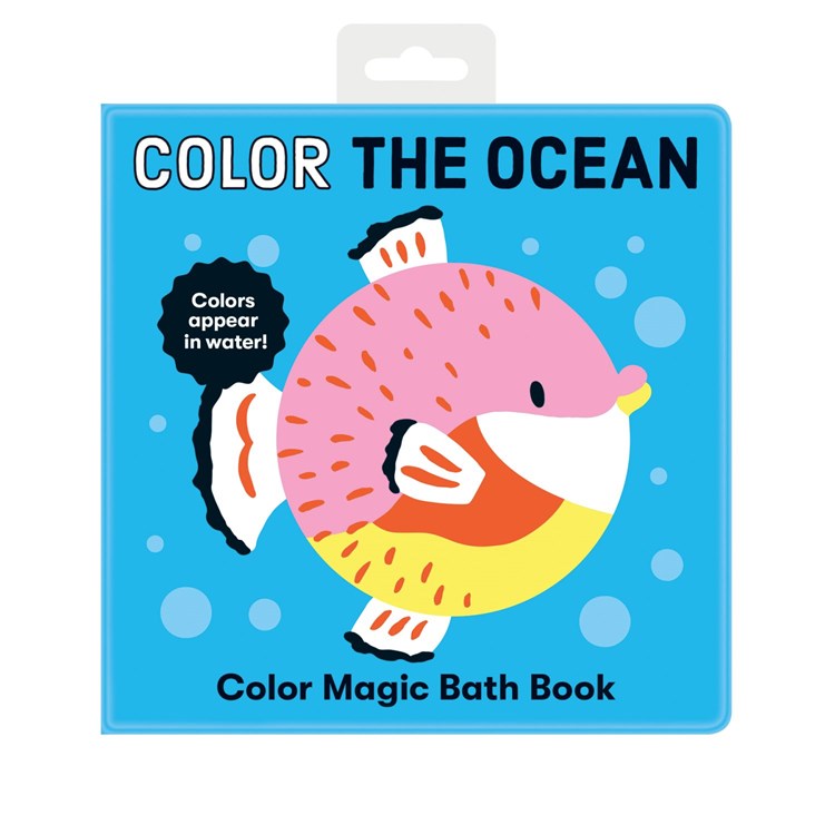 Bath Book Color the Ocean Color Magic (Mudpuppy)