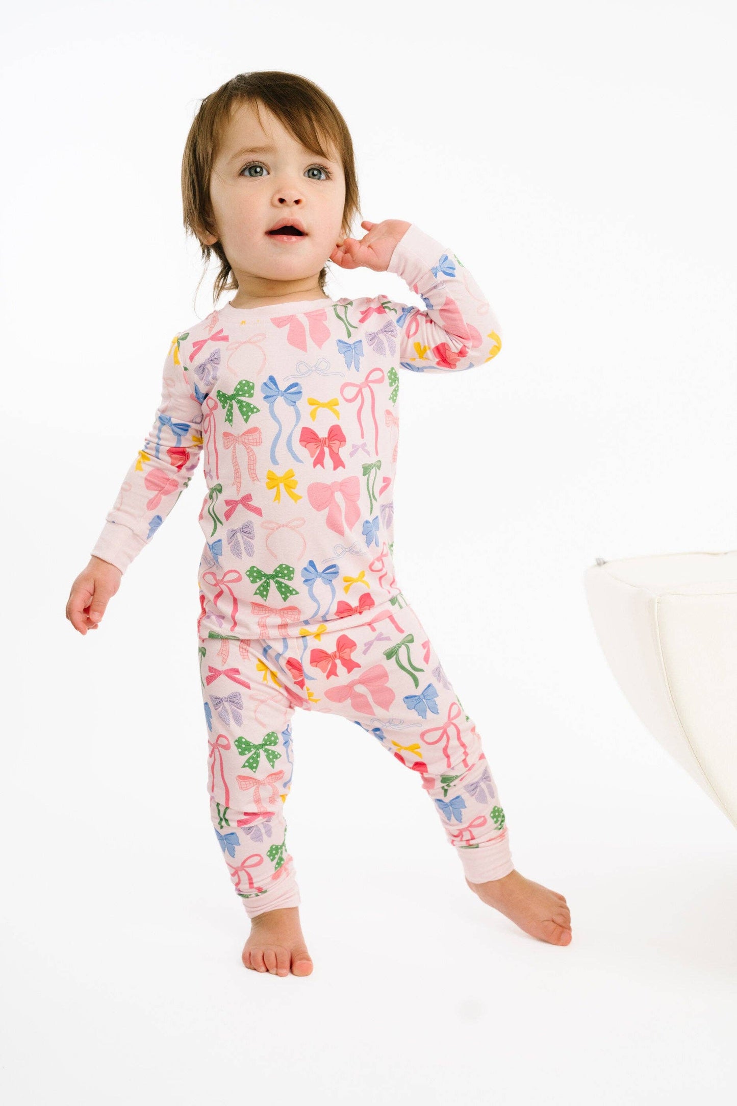 Bow Collection Bamboo Pajama Set