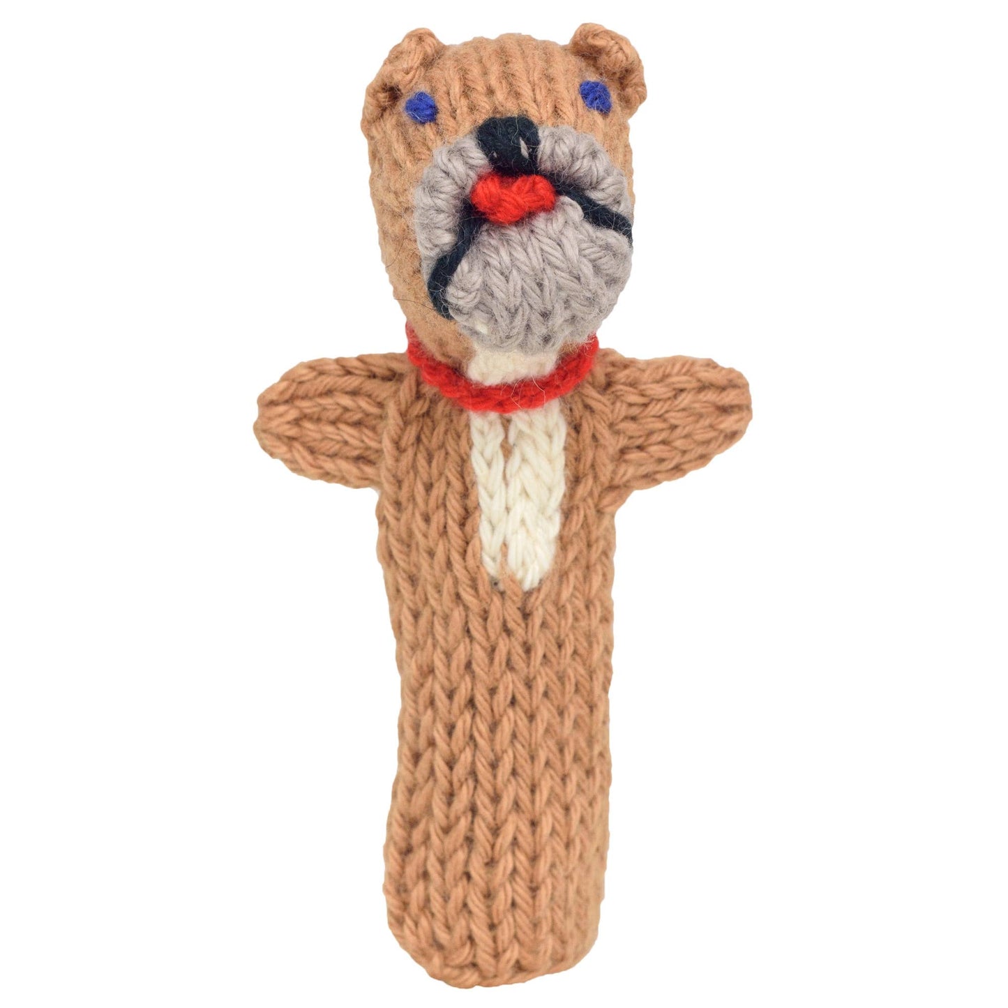 Bulldog Finger Puppet