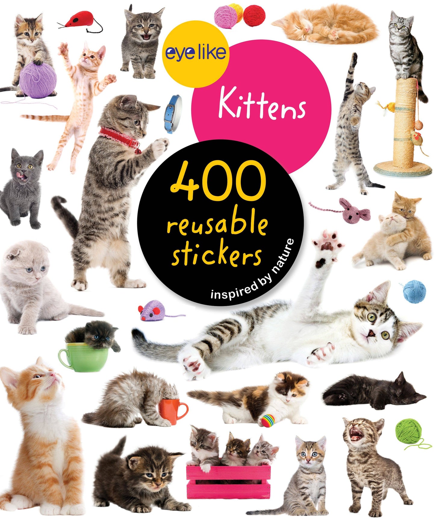 Kittens Reusable Stickers