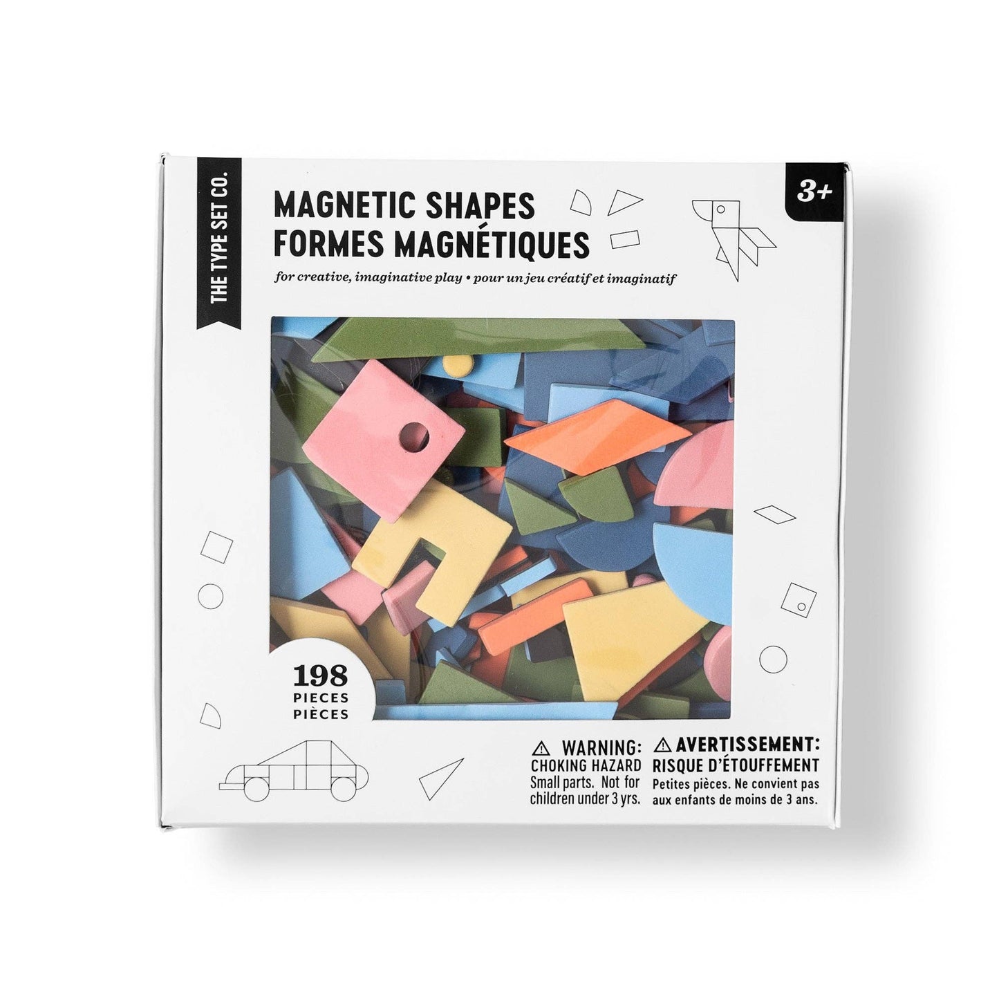 Magnetic Shapes in Rainbow Mod- 198pc