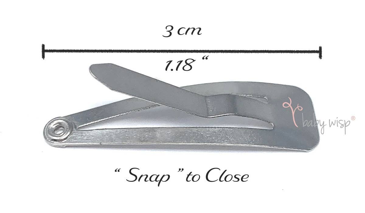 Bouqet- 5 Grosgrain Bows Snap Clips