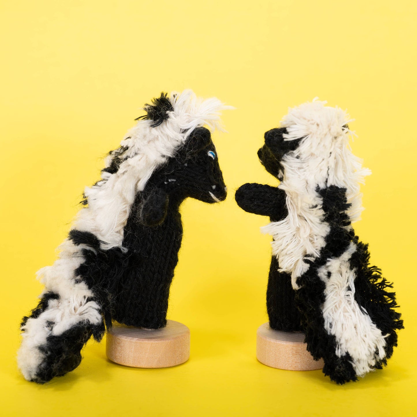 Skunk Finger Puppet