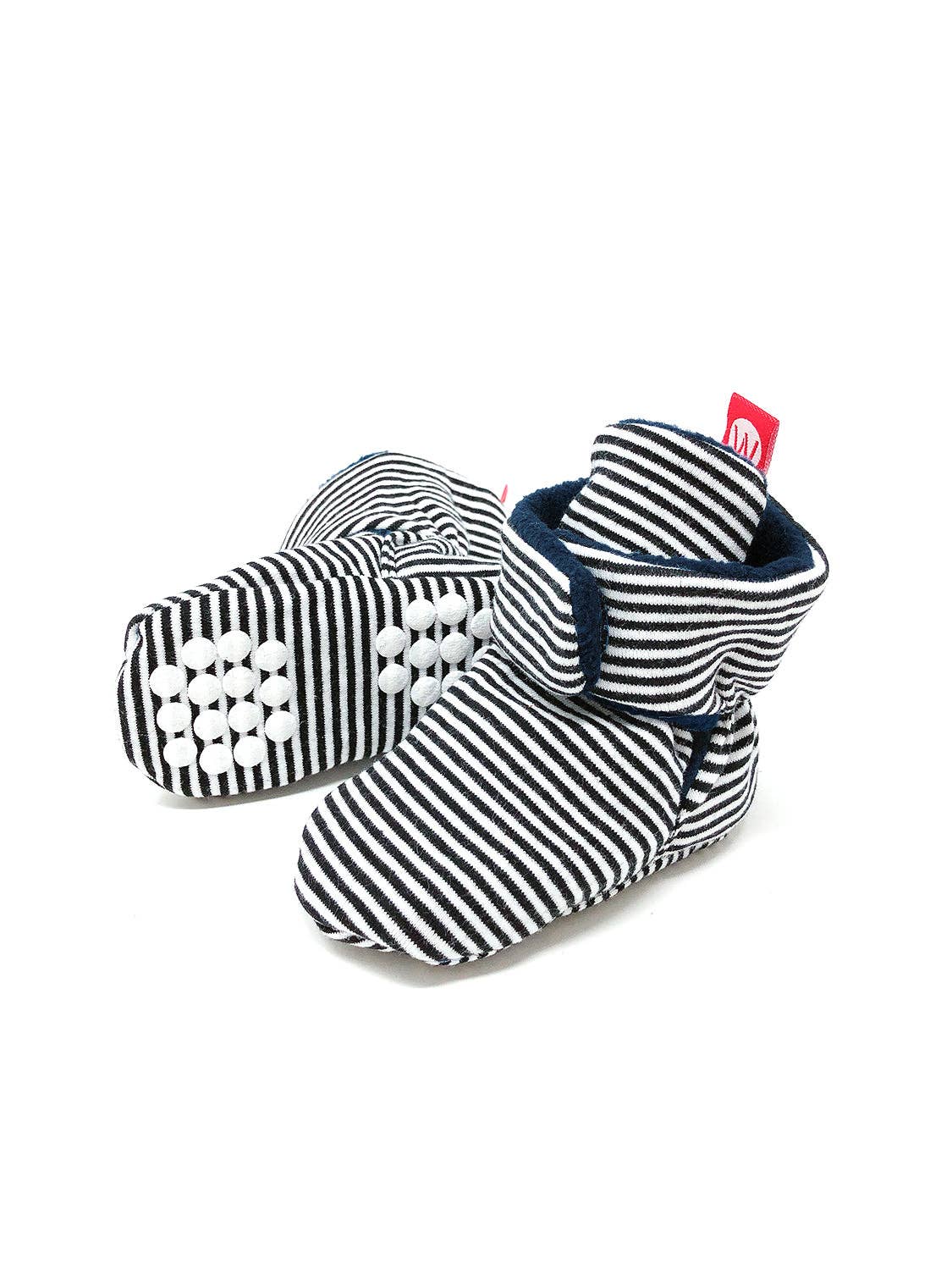 Fleece Baby Booties with Anti-Skid Bottoms
