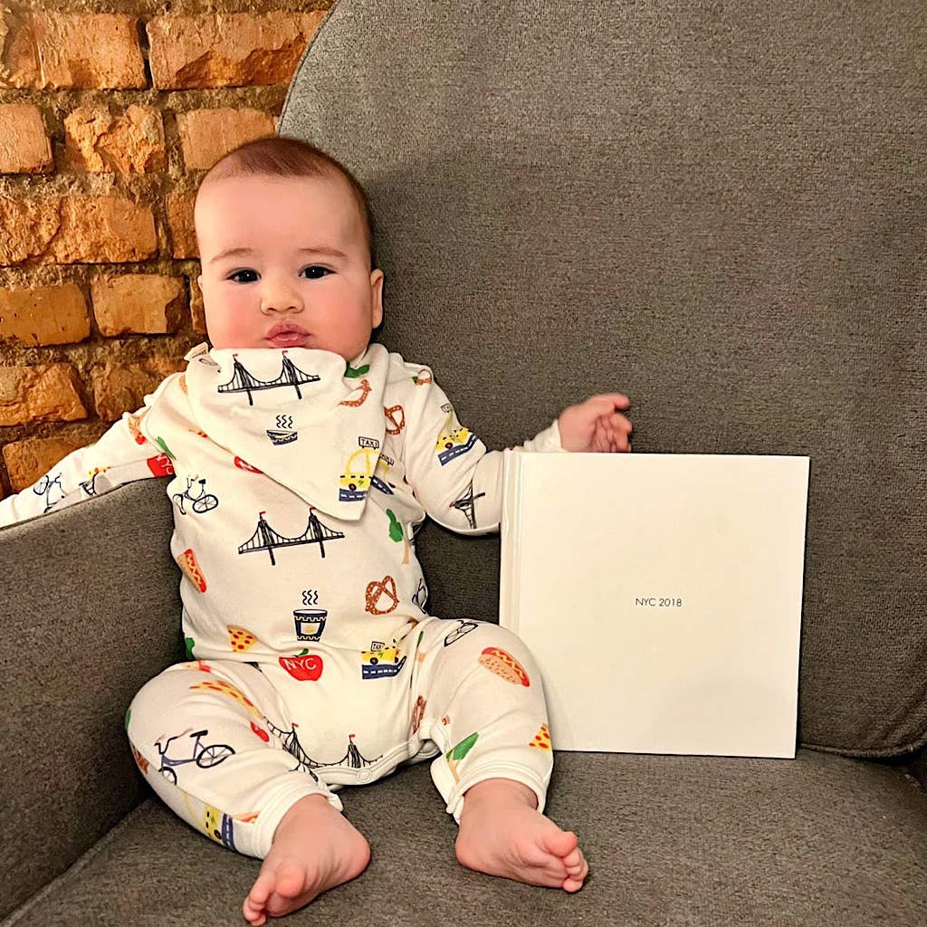 Big City- Baby Bib Kerchief