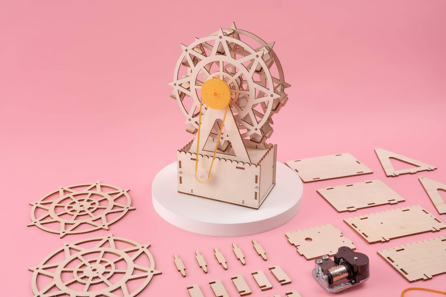 Music Box Ferris Wheel DIY Building Kit