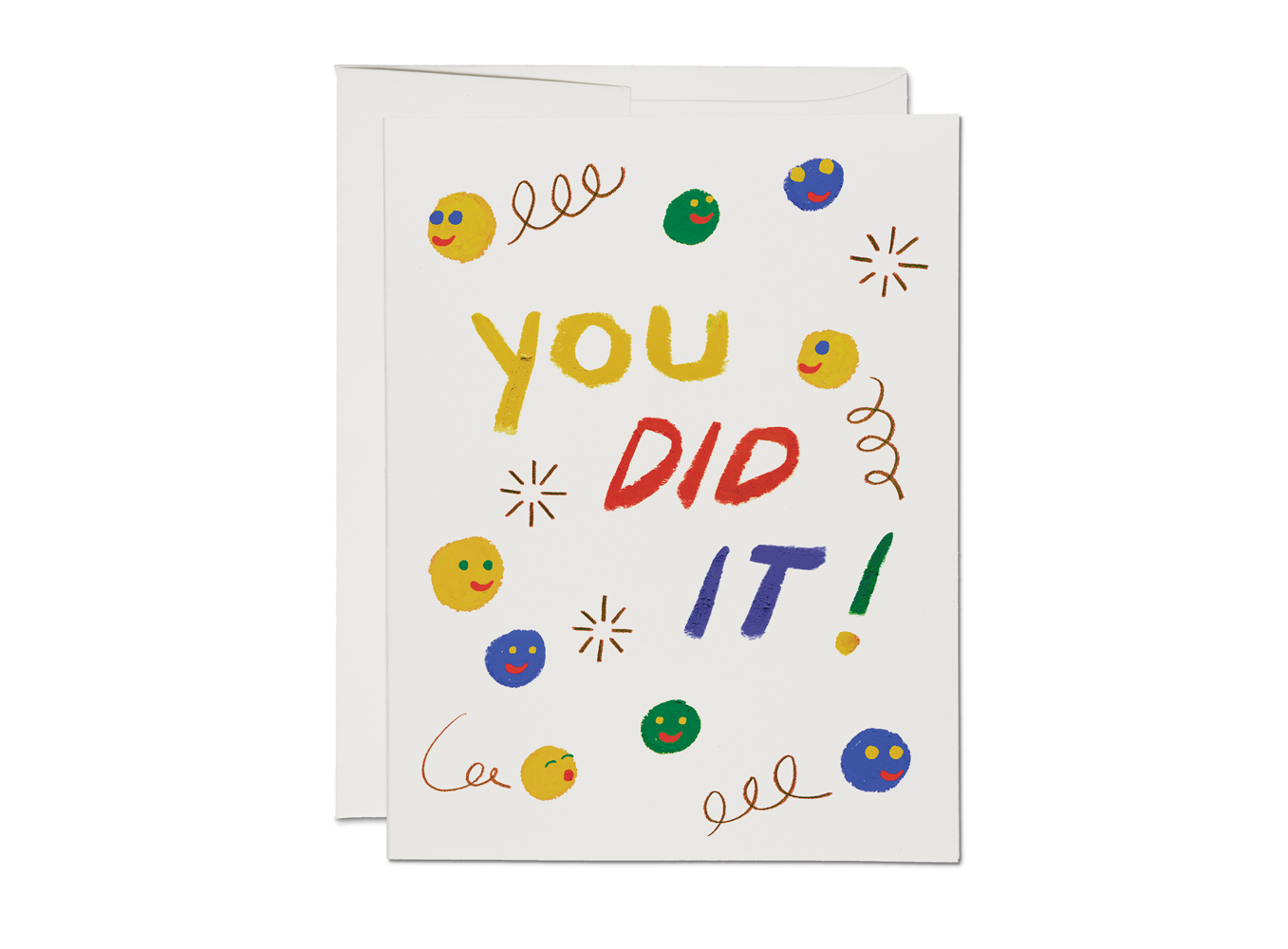 Smiley Congrats Greeting Card