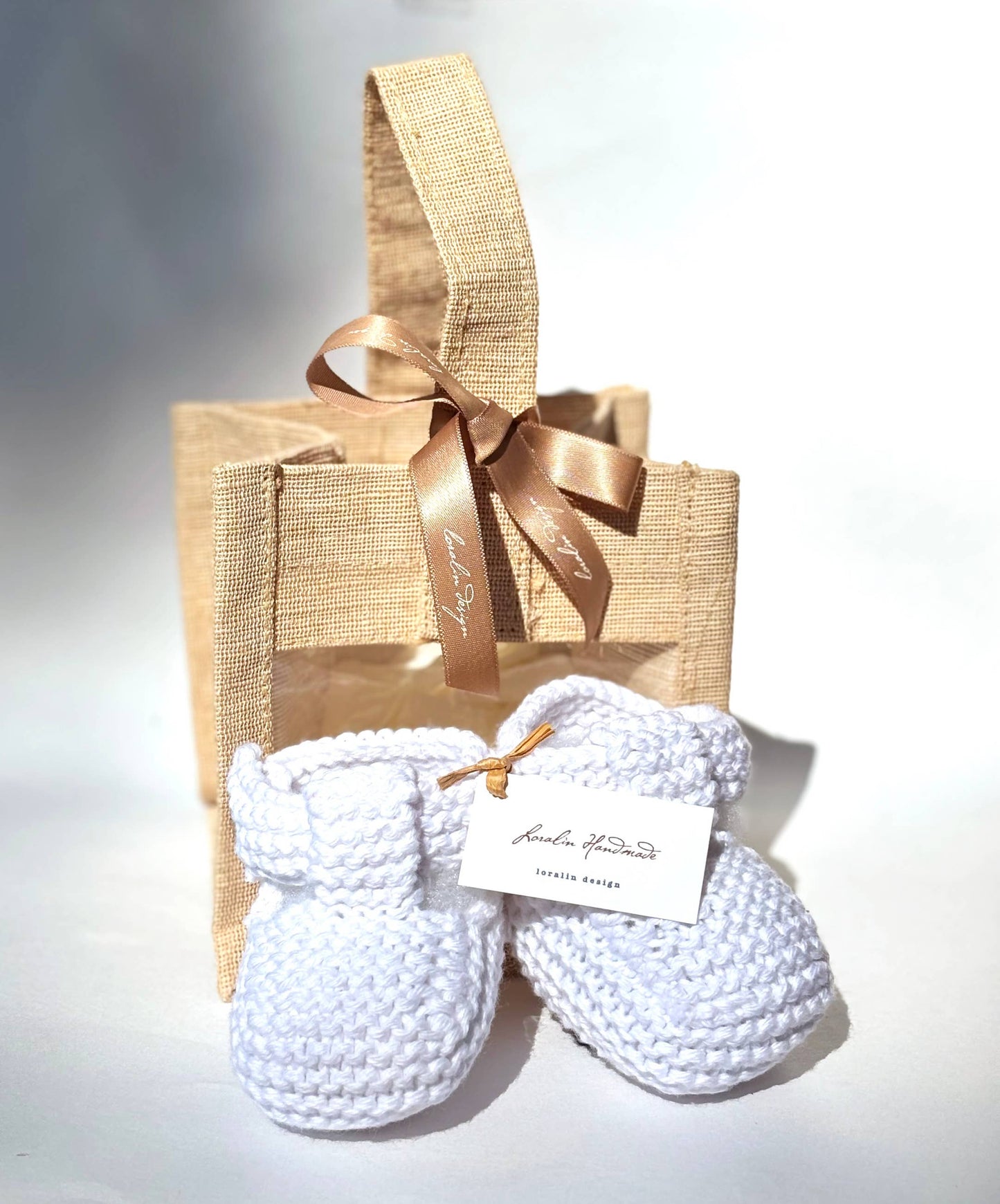 White Baby Booties