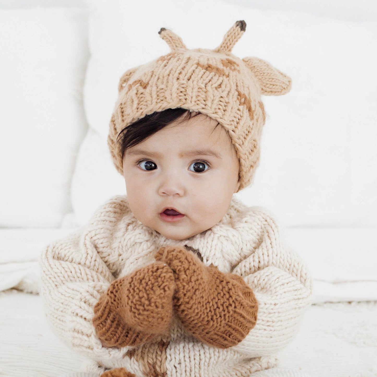 Garter Stitch Mittens for Toddlers & Kids