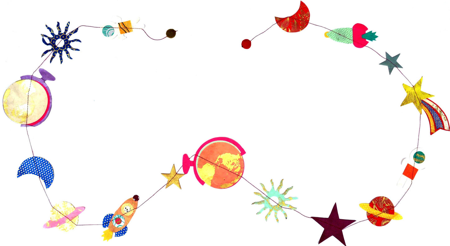 Space Paper Garland