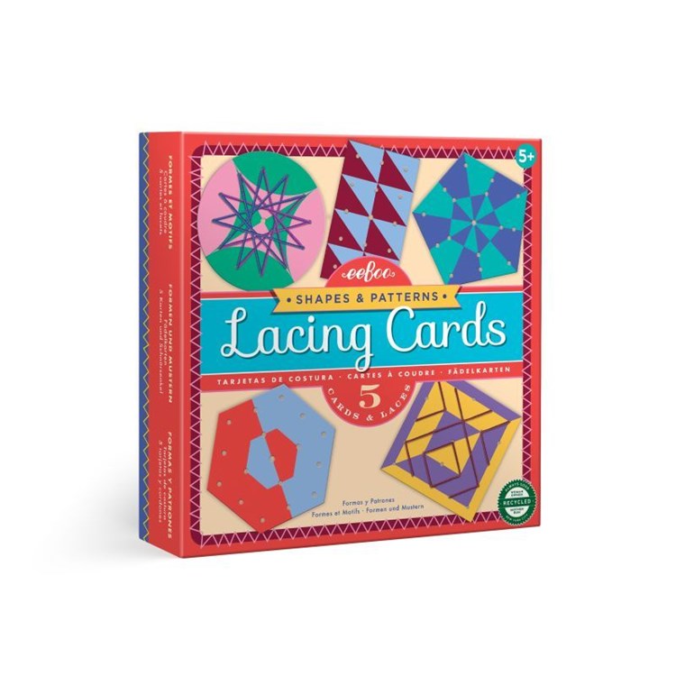 Shapes & Patterns Lacing Cards