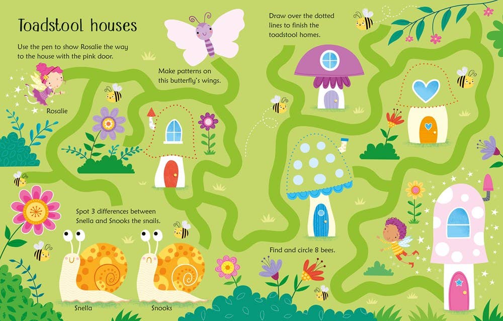 Fairy Activities: Wipe-Clean