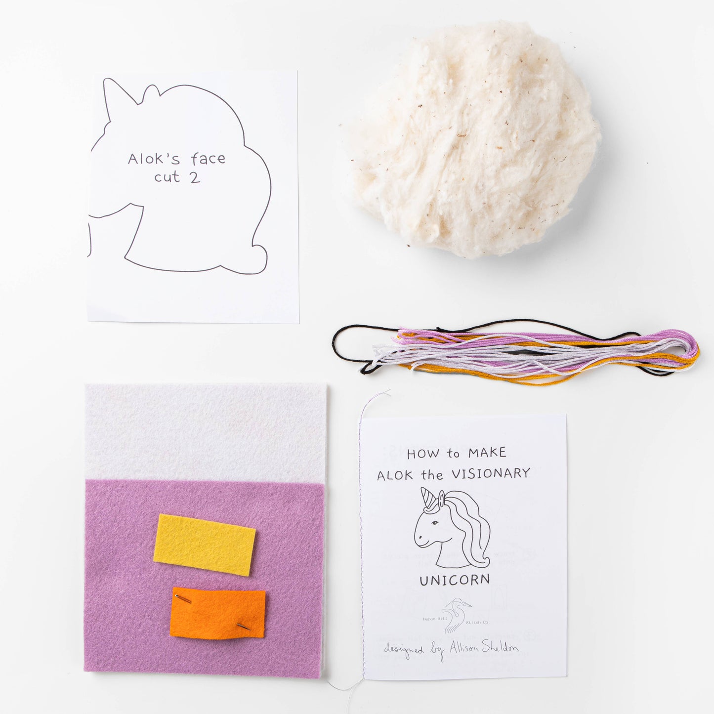 Unicorn Felt Stitch Kit