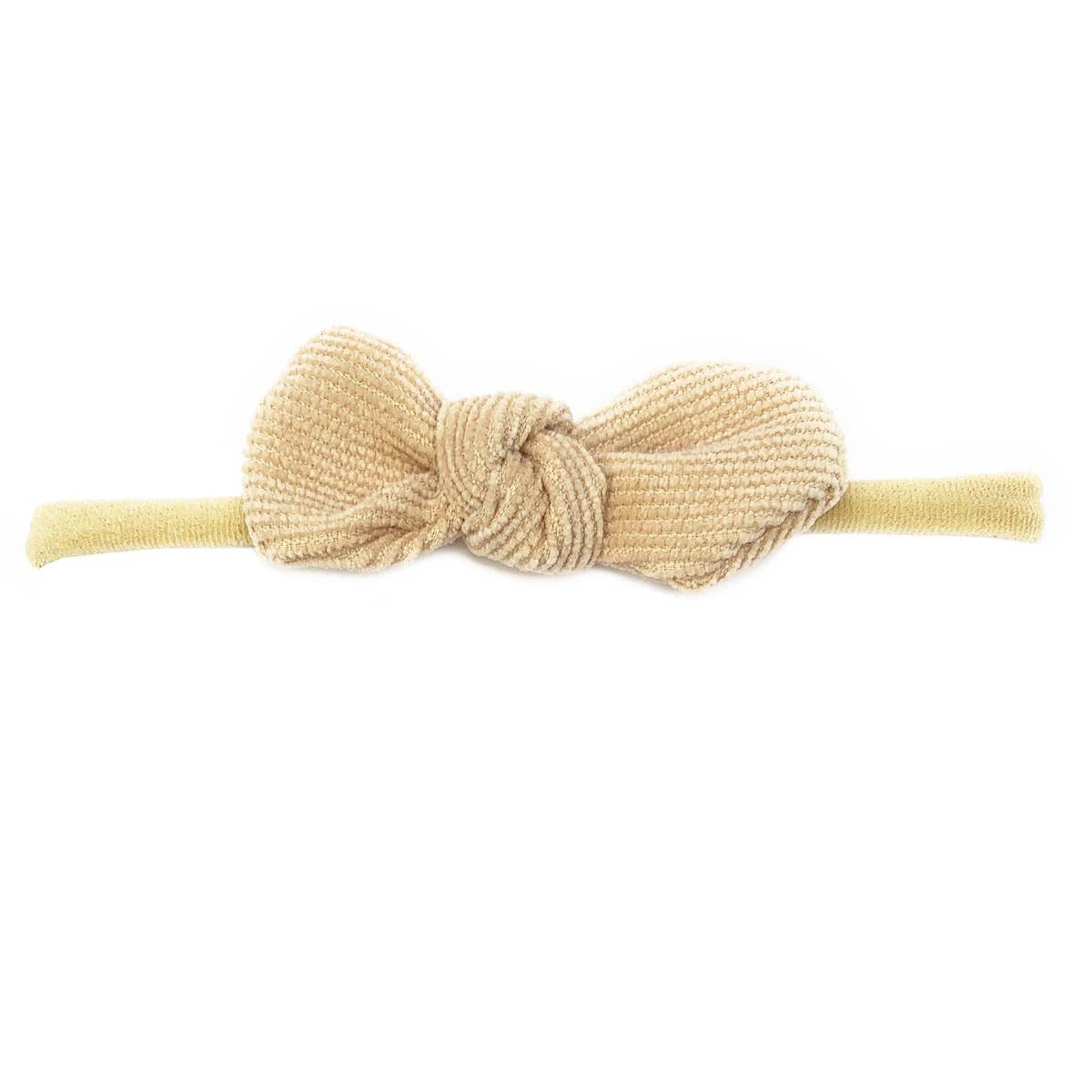 Corduroy Knotted Bow Headband