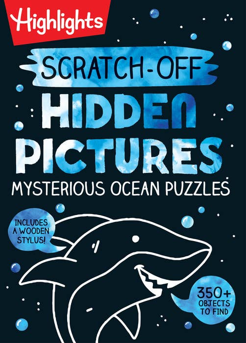 Ocean Scratch-Off Puzzle Book