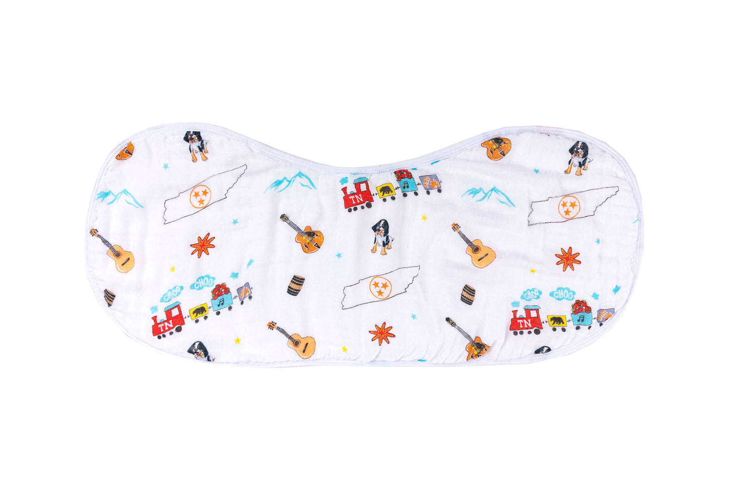 Tennessee Baby 2-in-1 Burp Cloth and Bib