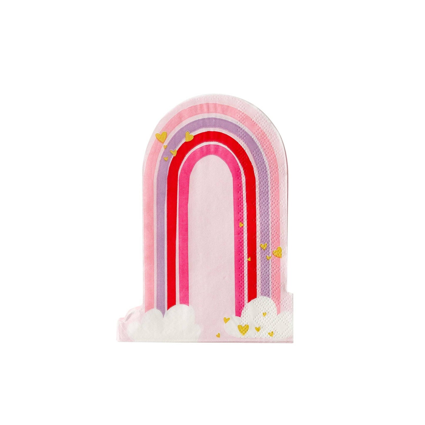 Pink Rainbow Shaped Napkin