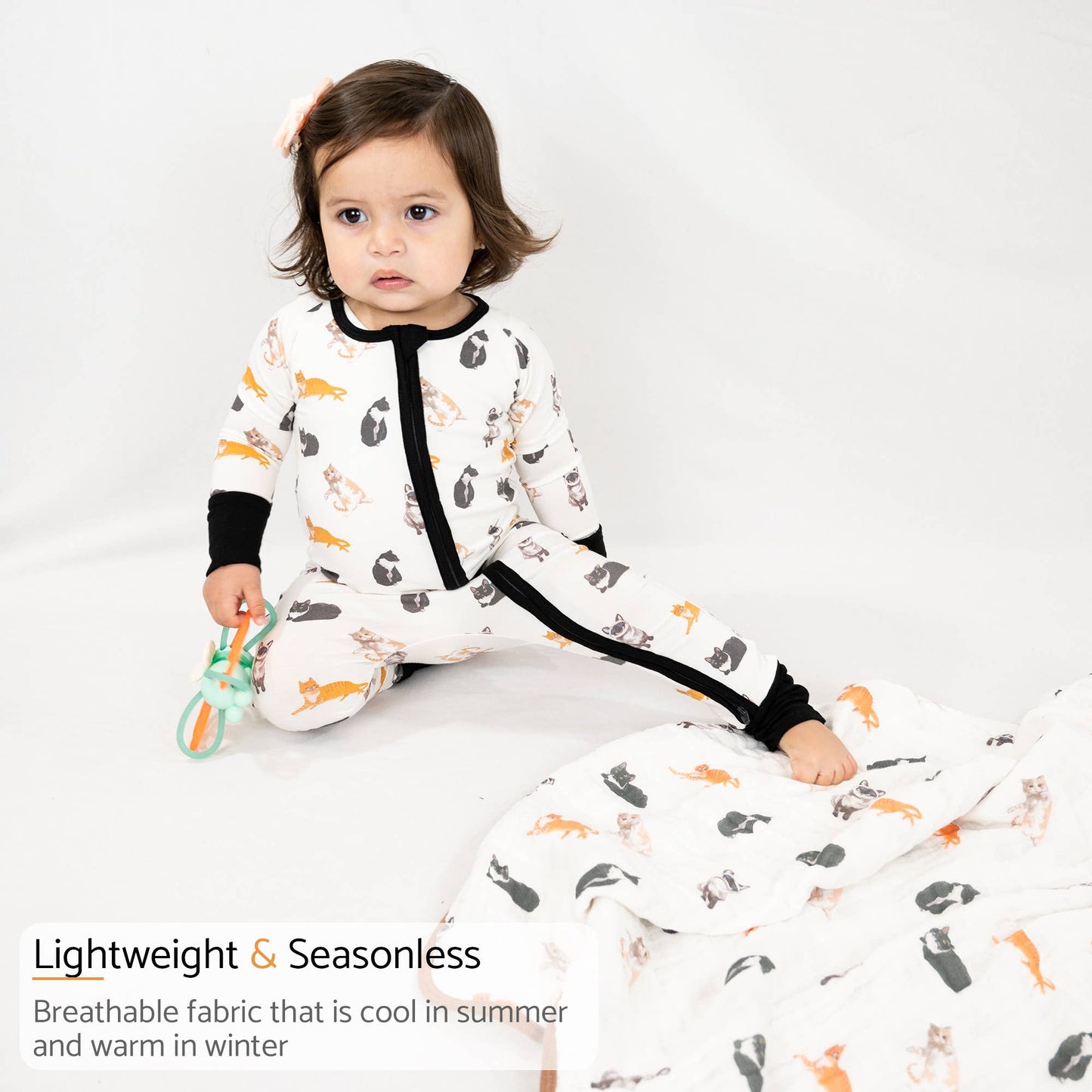 Purr-fectly Adorable Cat Bamboo Pajamas