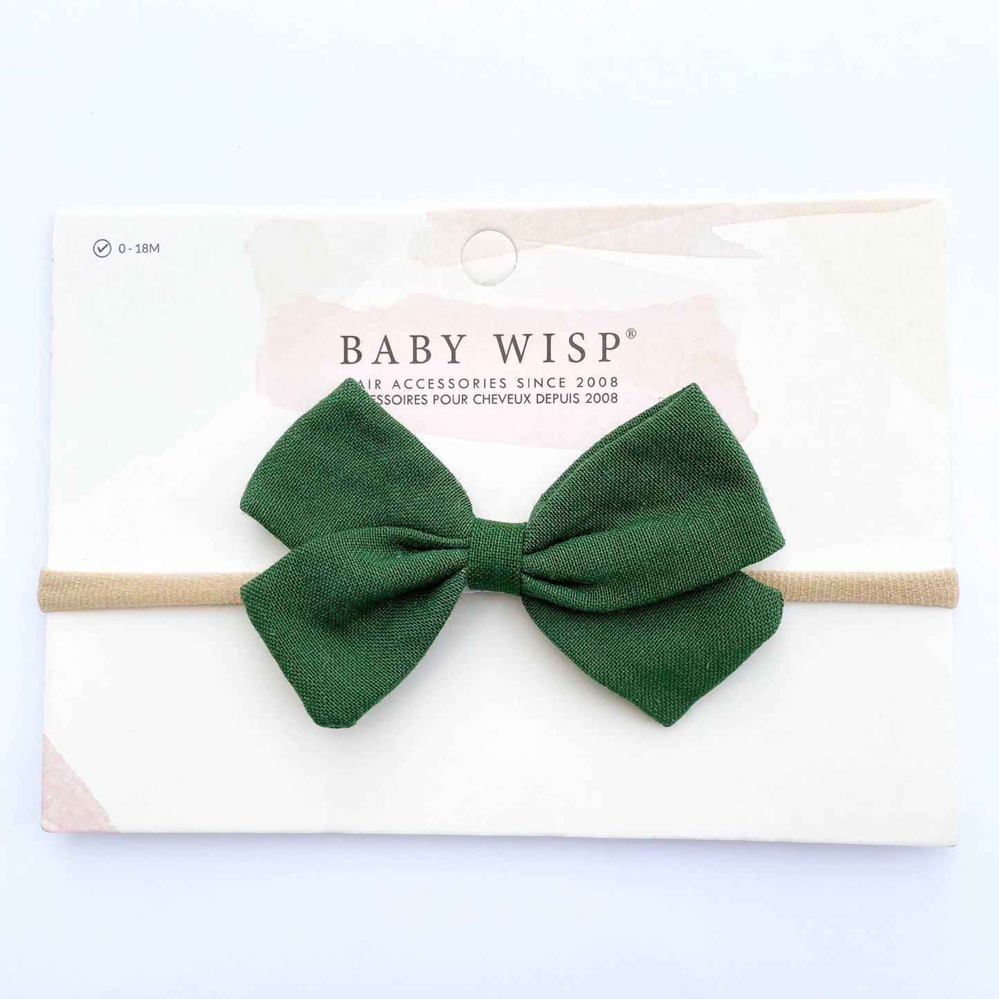 Emma Linen Fabric Bow Soft Headband