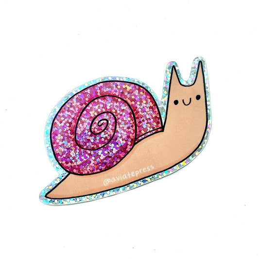 Sparkly Snail Sticker