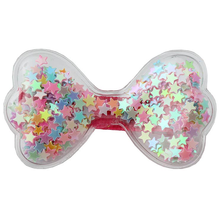 Confetti Bow Hair Clips